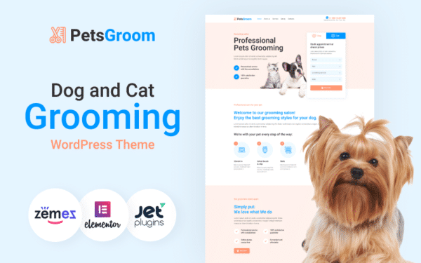 WordPress Kotisivut – PetsGroom