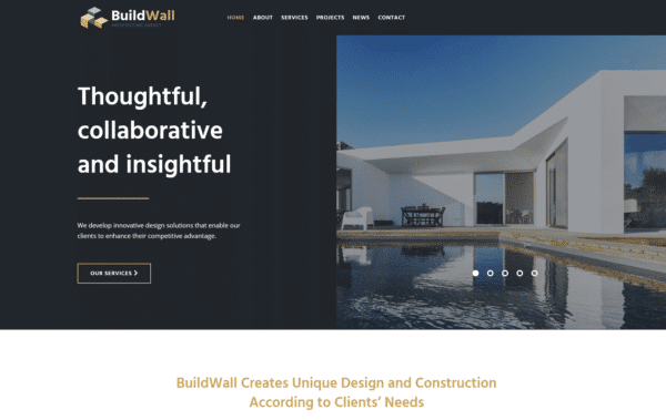 WordPress Kotisivut – BuildWall Architect