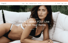 WordPress Kotisivut – Monstroid lingerie