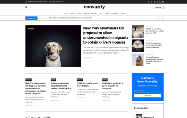 WordPress Kotisivut – Monstroid Noovazity