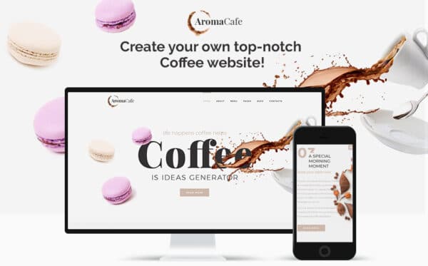 WordPress Kotisivut – Aromacafe