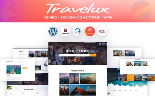 WordPress kotisivut – Travelux