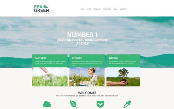 WordPress Kotisivut – EPA Green