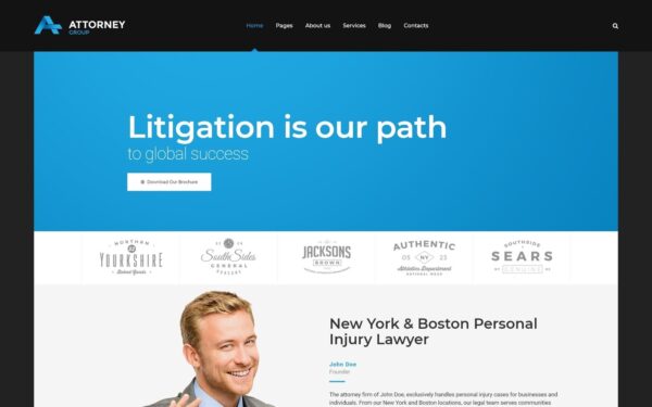WordPress Kotisivut – Attorney Group