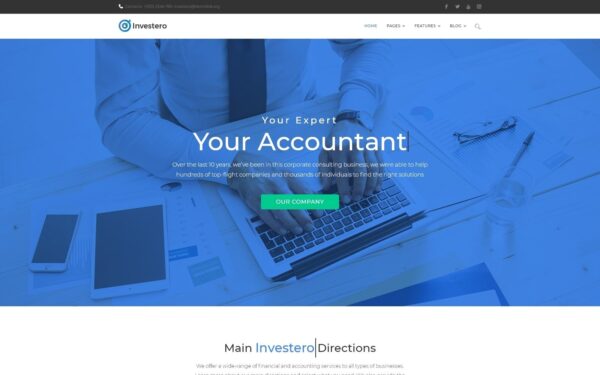 WordPress Kotisivut – Investero