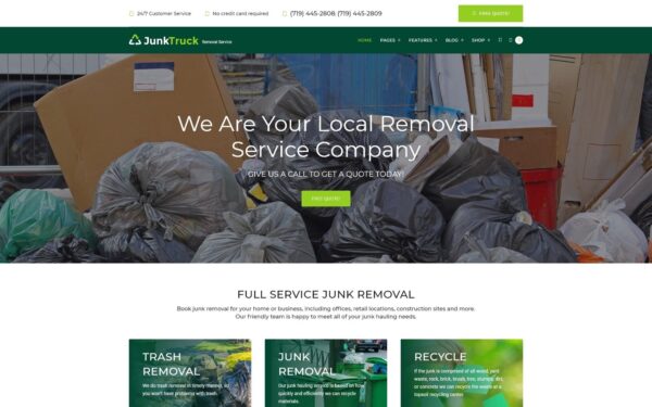 WordPress Kotisivut – JunkTruck