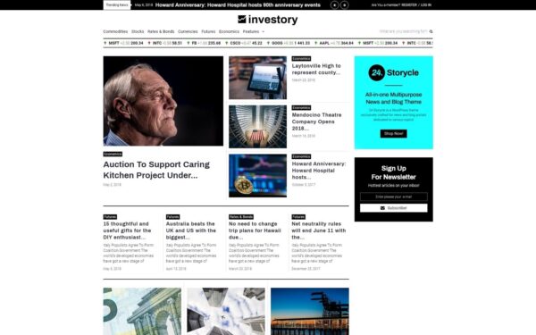 WordPress Kotisivut – Investory