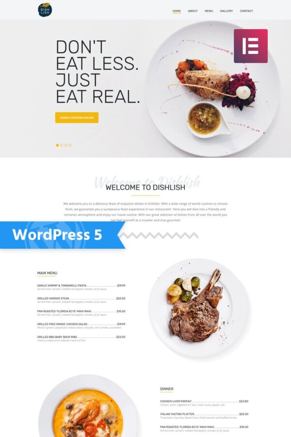 WordPress Kotisivut – Dishlish