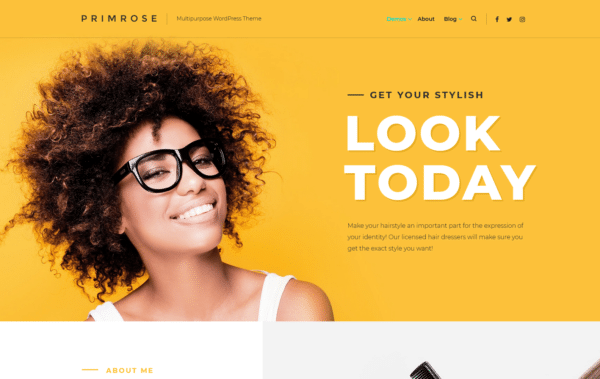 WordPress Kotisivut – Primrose Fashion Model