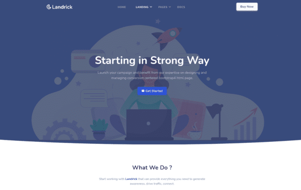 WordPress Kotisivut – Landrick Enterprise