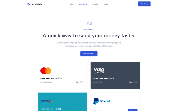 WordPress Kotisivut – Landrick Payment